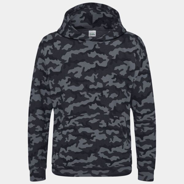 AWDis Kids Camo Hoodie Thumbnail
