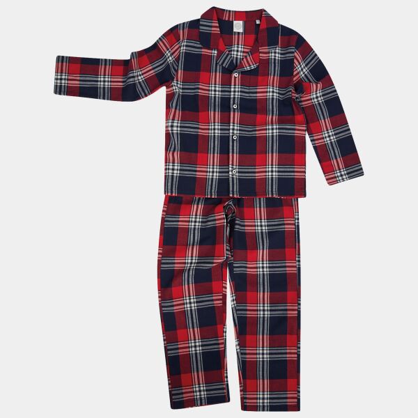 SF Clothing Kids Tartan Lounge Set Thumbnail