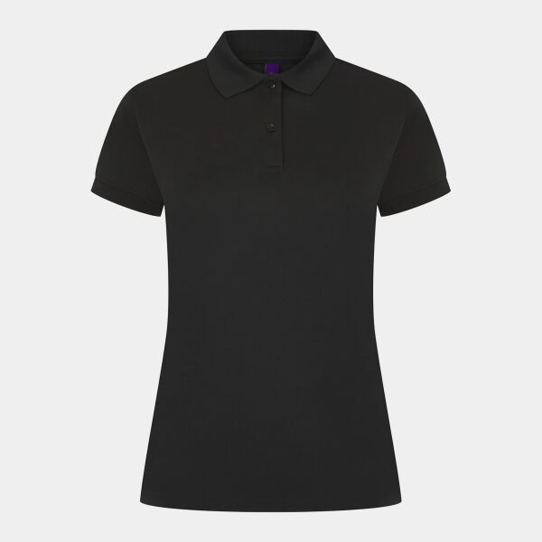 Henbury Ladies Coolplus® Wicking Piqué Polo Shirt Thumbnail
