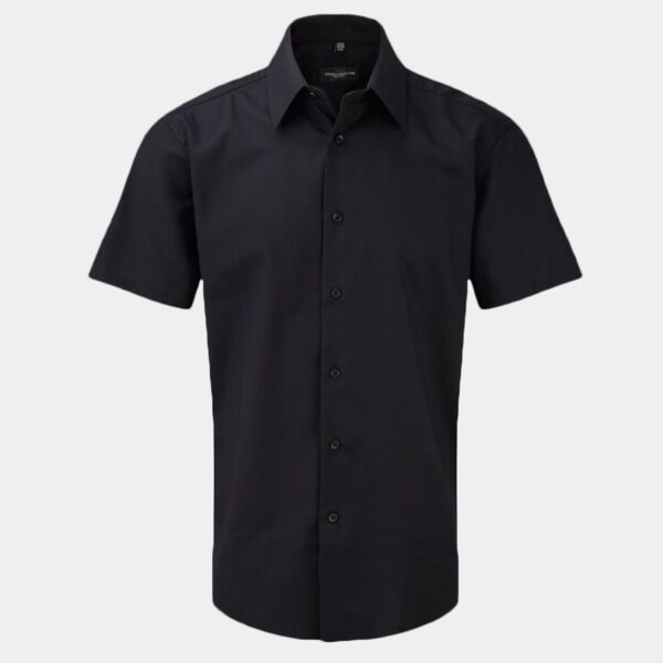 Russell Athletic Collection Short Sleeve Tailored Oxford Shirt Thumbnail
