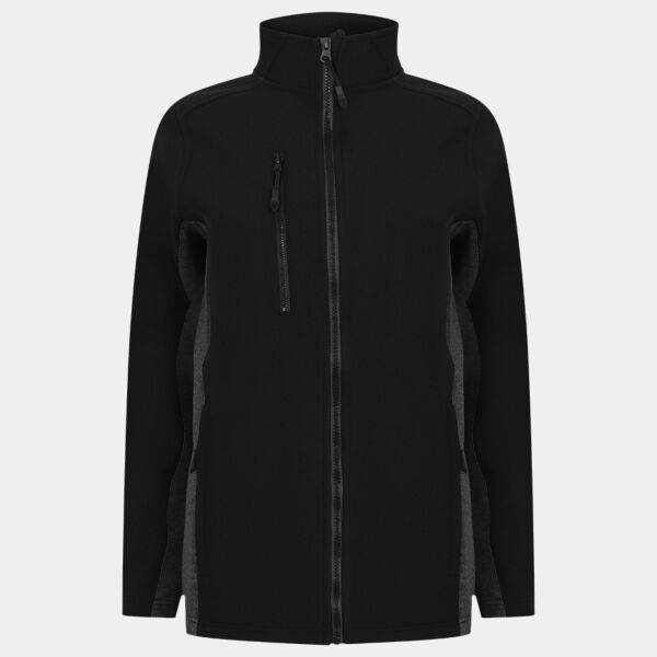 Henbury Unisex Contrast Soft Shell Jacket Thumbnail
