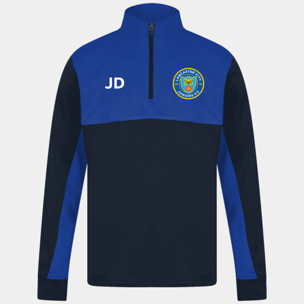 Training  - Football Team Kids 1/4 Zip Tracksuit Top Thumbnail
