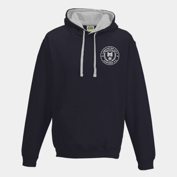 LC Juniors small Logo - Unisex Varsity Hoodie Thumbnail