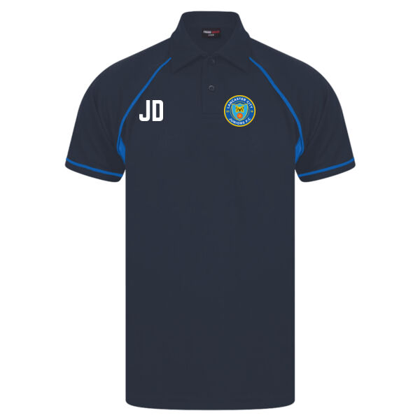 Training - (Adults Sizes) - Football Team Finden and Hales Performance Piped Polo Shirt Thumbnail