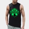 High neck slash armhole vest Thumbnail